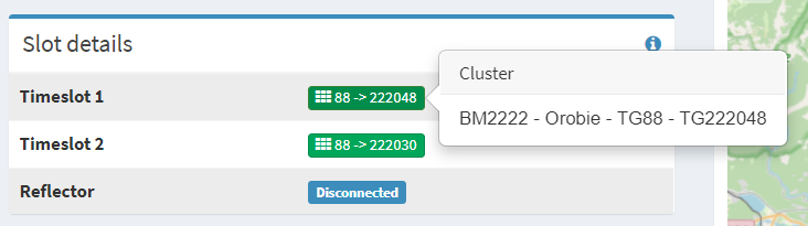 Cluster Orobie sul Time Slot 1