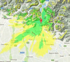 Copertura IW2KPM-L Iseo (BS)