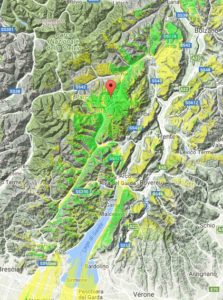 Copertura IN3EDX-L Cinque Laghi (TN)